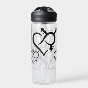 Bouteille D'eau Symbole d'inclusion et d'amour