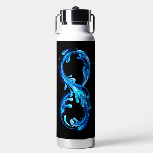Bouteille D'eau Symbole Infini d'Eau Claire et Froide (Salle de sport)