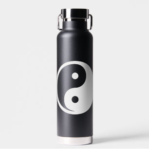 Bouteille D'eau Symbole Yin Yang - dessin de tatouage solide 2