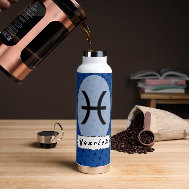 Bouteille D'eau Symbole zodiaque Pisces Standard par Kenneth Yonci (Gym)