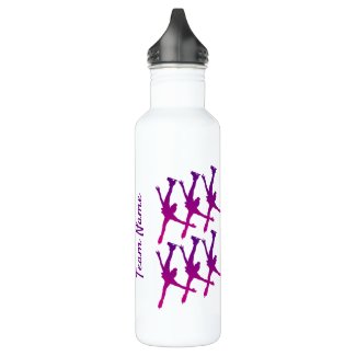 Bouteille D'eau Synchro team water bottle arabesque purple pink