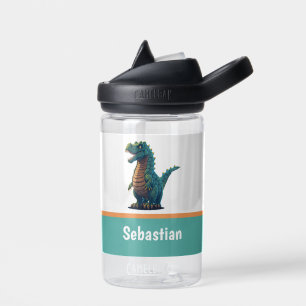 Bouteille D'eau T-Rex mignon dinosaure heureux Tyrannosaurus Rex