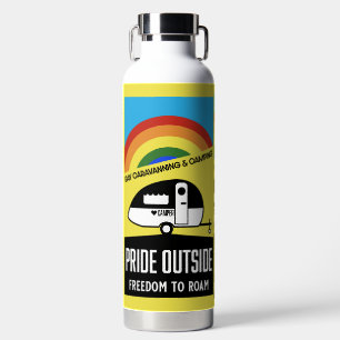 Bouteille D'eau T-shirt camping caravane gay