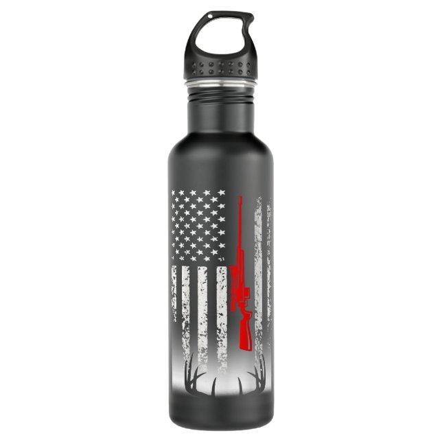 Bouteille D'eau T-shirt chasse aux cerfs (Devant)
