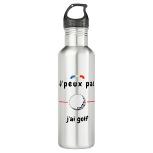 Bouteille D'eau T-shirt Je peux pas j'ai Golf