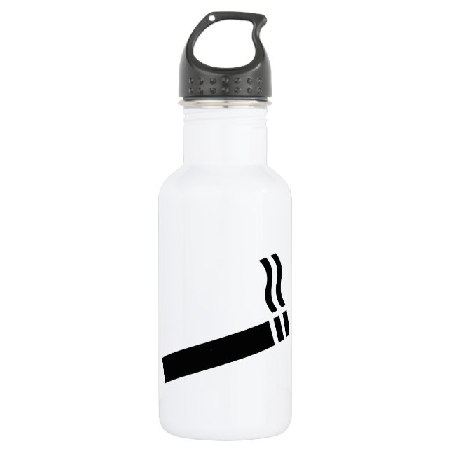 Bouteille D'eau Tabagisme (Devant)