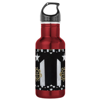 Bouteille D'eau Taino Sol sur Blk Wht
