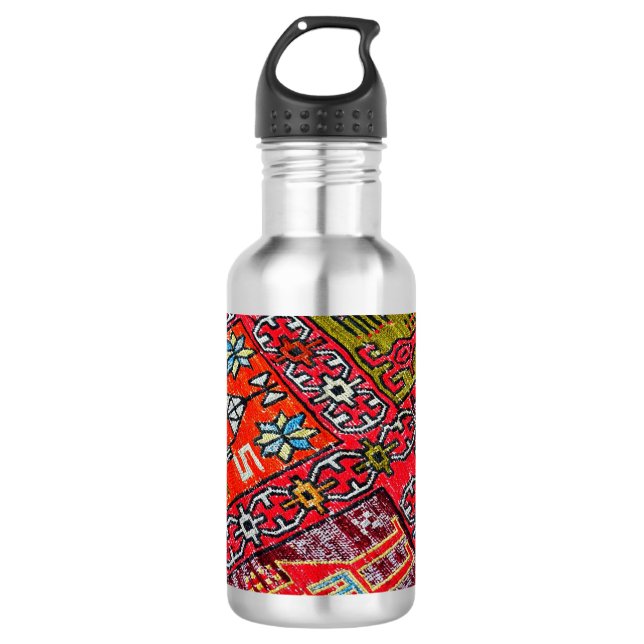 Bouteille D'eau Tapis, motif persan oriental, turc (Devant)