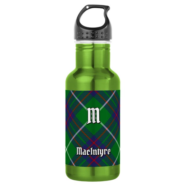 Bouteille D'eau Tartan de chasse du clan MacIntyre (Devant)
