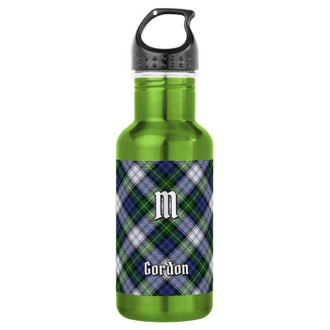 Bouteille D'eau Tartan de la robe du clan Gordon (Devant)