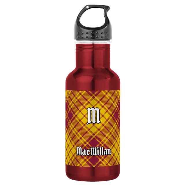 Bouteille D'eau Tartan de la robe du clan MacMillan (Devant)