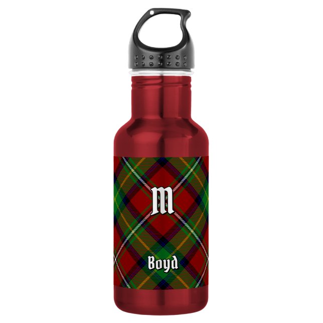 Bouteille D'eau Tartan du clan Boyd (Devant)