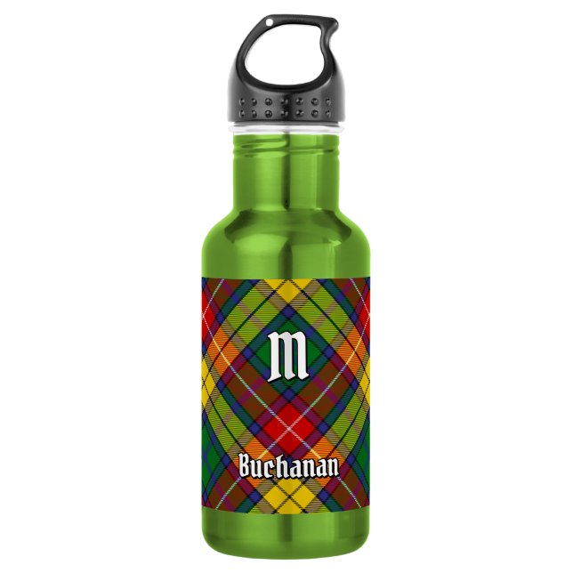 Bouteille D'eau Tartan du clan Buchanan (Devant)