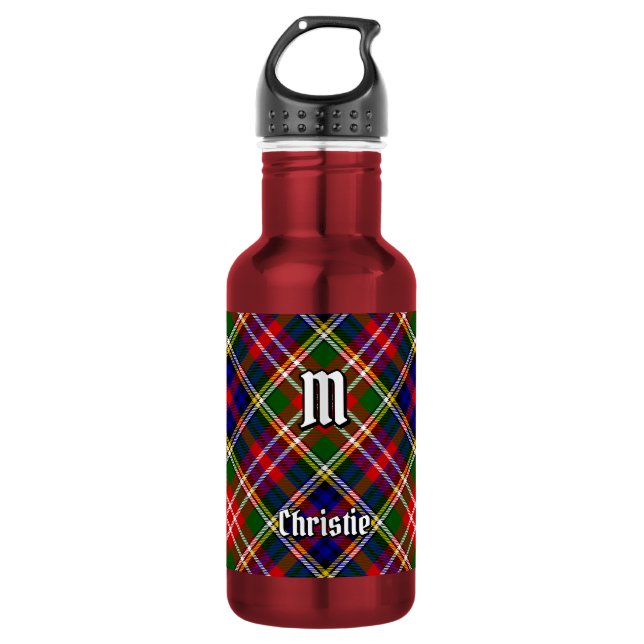 Bouteille D'eau Tartan du clan Christie (Devant)
