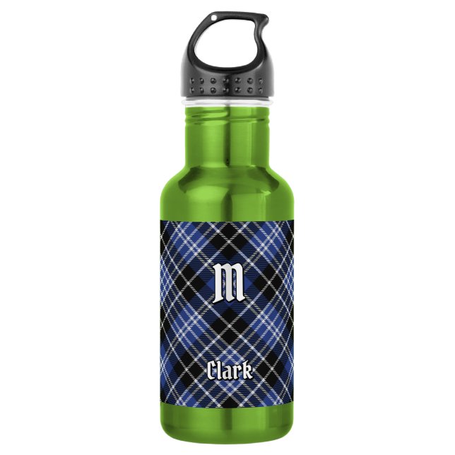 Bouteille D'eau Tartan du clan Clark (Devant)