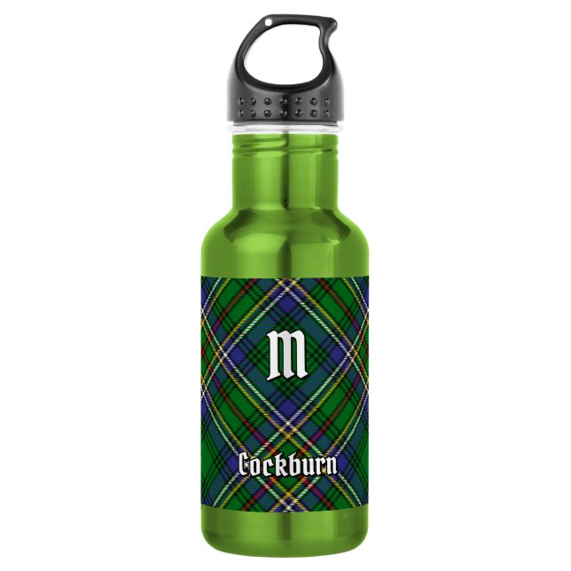 Bouteille D'eau Tartan du clan Cockburn (Devant)