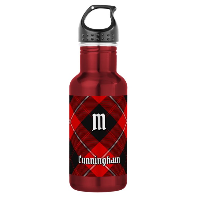 Bouteille D'eau Tartan du clan Cunningham (Devant)