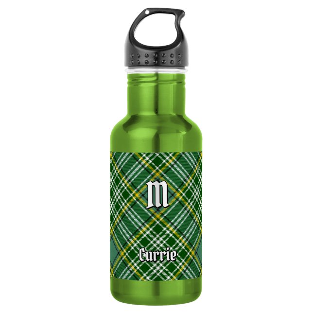 Bouteille D'eau Tartan du clan Currie (Devant)