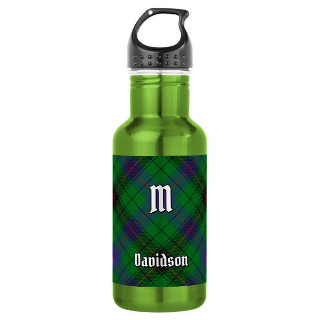 Bouteille D'eau Tartan du clan Davidson (Devant)