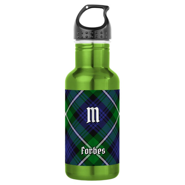 Bouteille D'eau Tartan du clan Forbes (Devant)