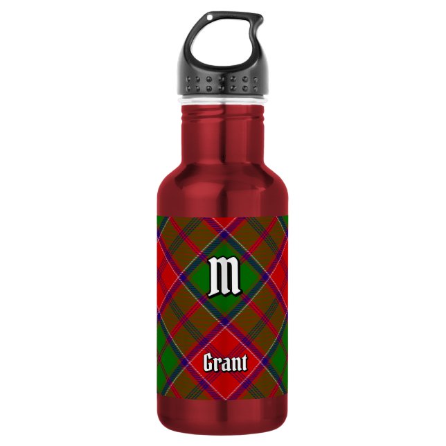 Bouteille D'eau Tartan du clan Grant (Devant)