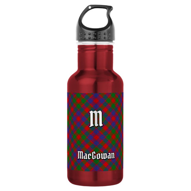 Bouteille D'eau Tartan du clan MacGowan (Devant)