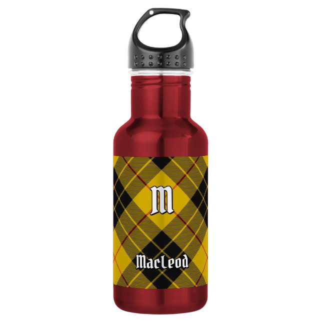 Bouteille D'eau Tartan du clan Macleod de Lewis (Devant)