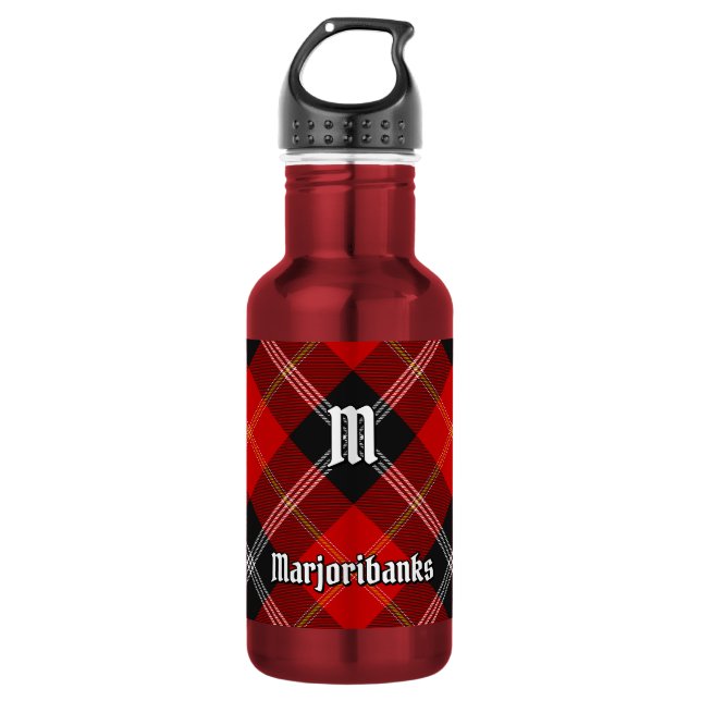 Bouteille D'eau Tartan du clan Marjoribanks (Devant)