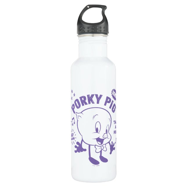 Bouteille D'eau Tasty Retro Porky Pig (Devant)