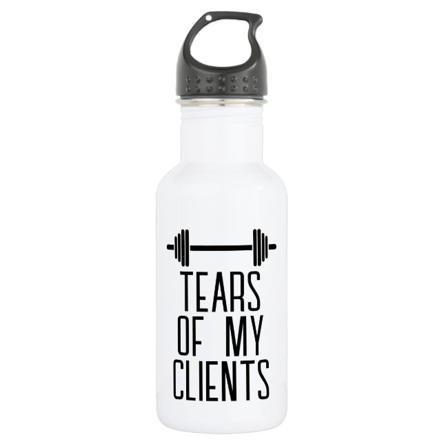 Bouteille D'eau Tears of My Clients Personal Trainer Canards Cadea (Devant)
