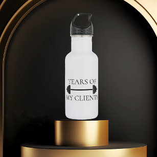 Bouteille D'eau Tears of my Clients Personal Trainer Funny