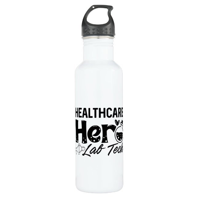 Bouteille D'eau Technician Healthcare Hero Lab Tech (Devant)