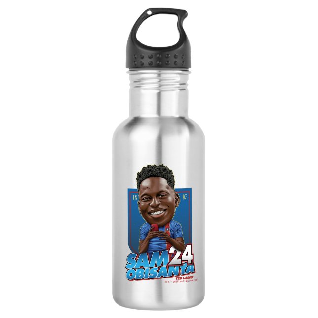 Bouteille D'eau Ted Lasso | Sam Obisanya Bobblehead (Devant)