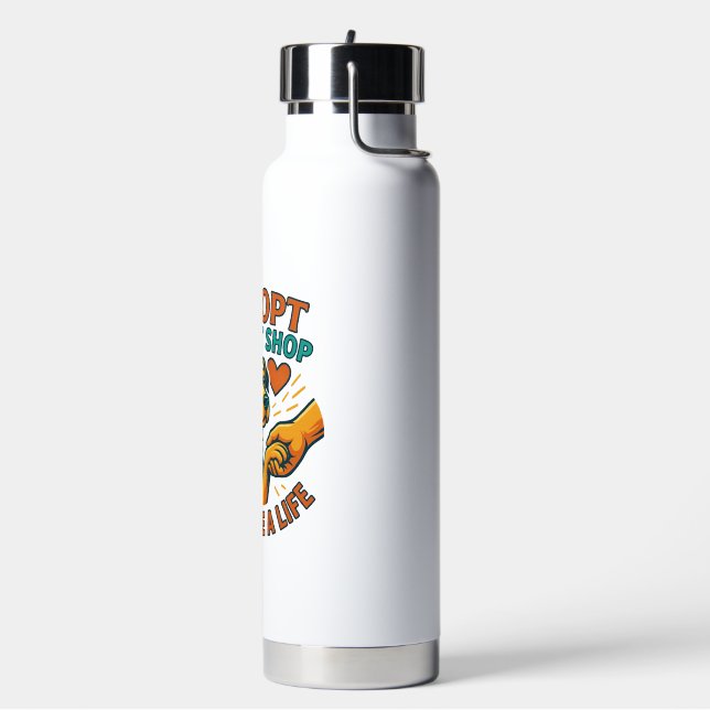 Bouteille D'eau Tee J'aime Adopté un Animal (Gym)