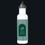 Bouteille D'eau Tennis Last Swing Before The Ring Bachelorette<br><div class="desc">Celebrate the bride-to-be with this elegant tennis-themed bachelorette travel mug, featuring the playful phrase “Last Swing Before the Ring.” Perfect for tennis lovers, sporty brides, and chic hen party weekends. This personalised tumbler showcases a classic green tennis illustration paired with stylish typography, making it an ideal keepsake for a tennis...</div>