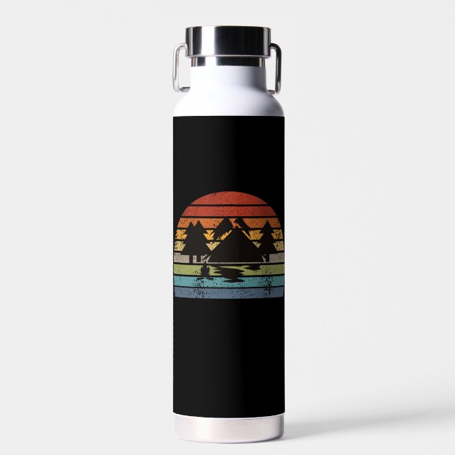 Bouteille D'eau Tentes de Camping Rétro  (Avant)