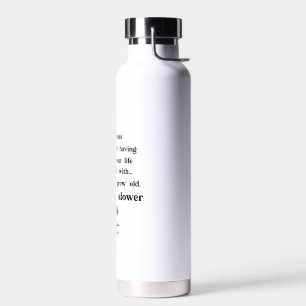 Bouteille D'eau Texte amusant sur les femmes et les hommes