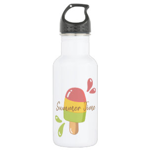 Bouteille D'eau Texte personnalisé do-it-yourself heure d'été glac