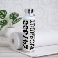 Texte usé et rayé Workout 247365 noir