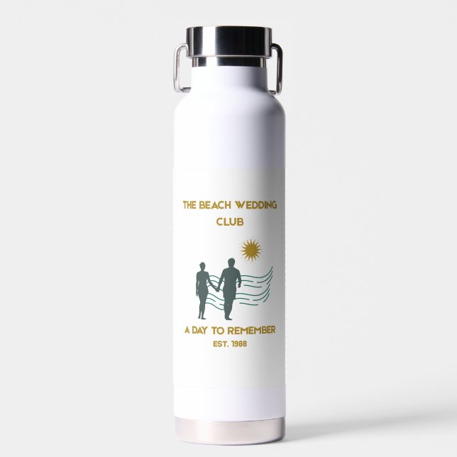 Bouteille D'eau The Beach Wedding Club Luxe (Avant)