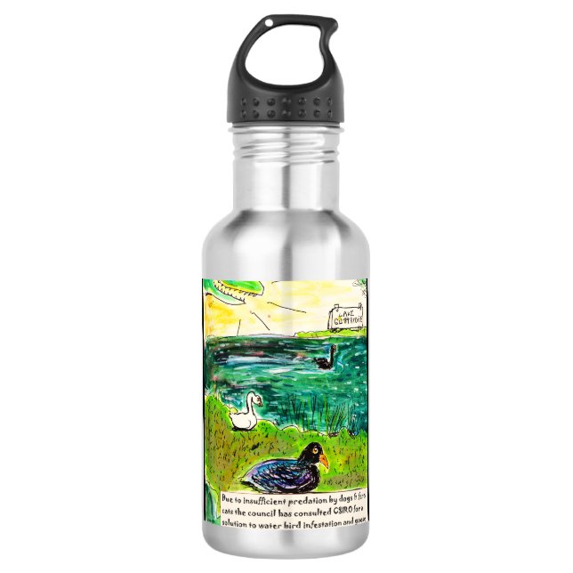 Bouteille D'eau The Guthridge Lake Monster (Devant)
