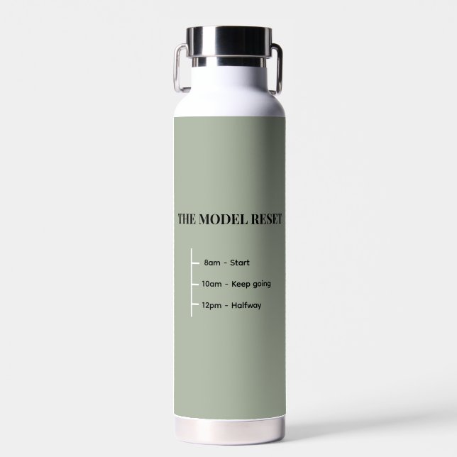Bouteille D'eau The Model Reset | Official Hydration Ritual Bottle (Avant)