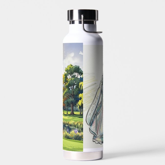 Bouteille D'eau Thème de golf (Gauche)