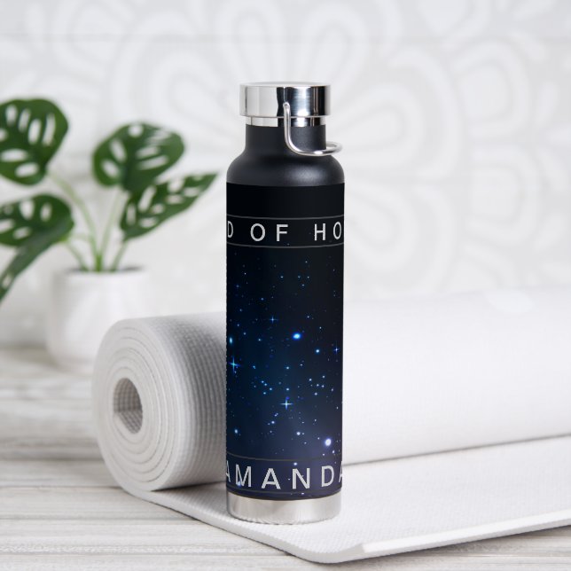 Bouteille D'eau Thème de mariage galaxie mignonne Nuit étoilée Dem (Yoga)