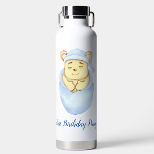 Bouteille D'eau Thème ours mignon pour l'anniversaire d'un garçon