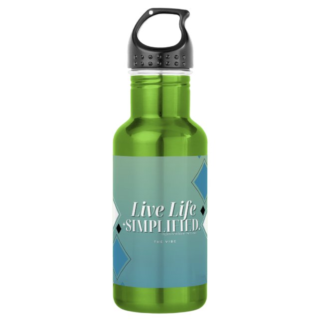 Bouteille D'eau Thermos/Bouteille d'eau Live Life Simplified (Devant)