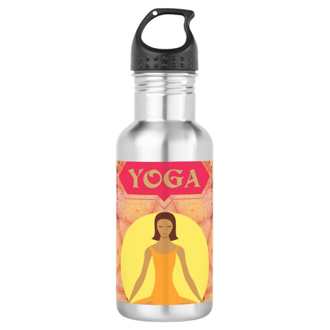 Bouteille D'eau Thermos Yoga Spirit (Devant)