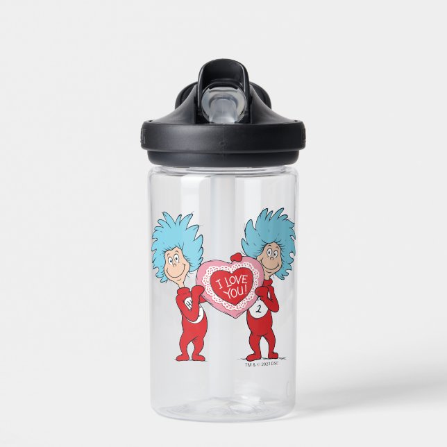 Bouteille D'eau Thing One Thing Two Je t'aime (Avant)