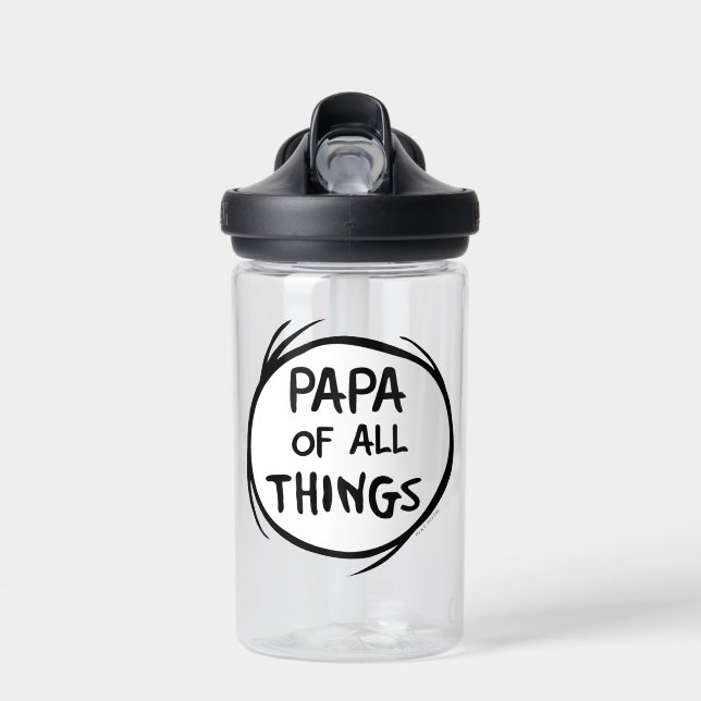 Bouteille D'eau Thing One Thing Two - Papa de toutes les choses (Avant)