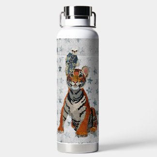 BOUTEILLE D'EAU TIGER ET BLEU FALCON